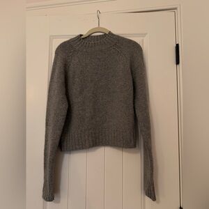 Vince shrunken mock neck sweater